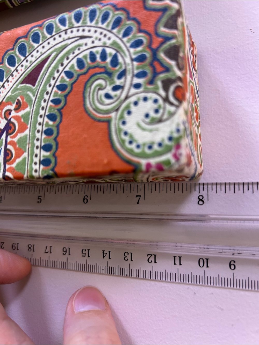 Decorative Patterned Letter E Wall Accent - Multicolor - Picture 4 of 7